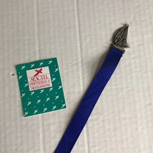 Vintage 1987 Seagull  Pewter Bookmark